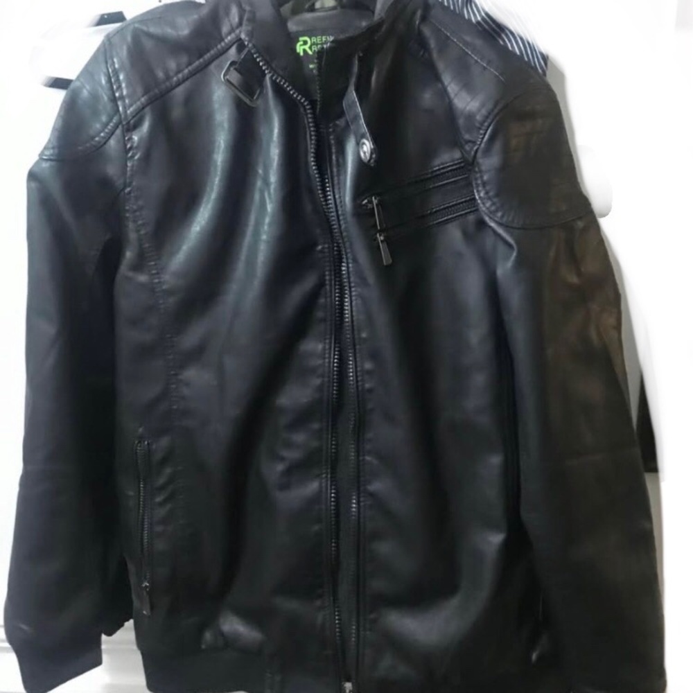 Refinery Republic Black Leather Jacket
